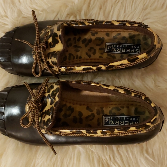 Sperry Cheetah Print Women's Shoes - Picture 6 of 7